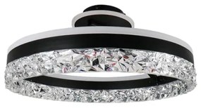 Lampadario a plafone LED dimmerabile LED/86W/230V 3000-6500K nero + telecomando