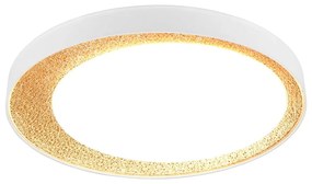 Plafoniera bianca/in marrone chiaro ø 45 cm Aleta – Trio