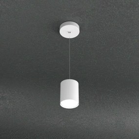 Cloud sospensione tubo h.10 1 luce bianco 1128-s10-bi