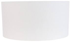 Paralume in lino bianco ovale 50/33/25