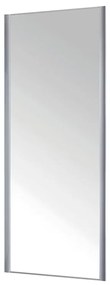 Anta scorrevole per armadi a specchio L 90.8 x H 270 cm grigio argento