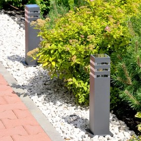 Lampada da esterno dimmerabile LED RGBW TEKSAS 1xE27/12W/230V 44 cm IP44 antracite