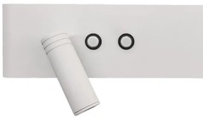 Faretto da parete LED RESORT LED/10W/230V + LED/3W, bianco, sinistro