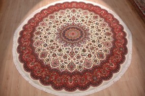 Tabriz Tappeto persiano 300 x 300 (Iran) Annodato A Mano