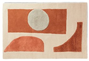 ferm LIVING - Bloco Tufted Rug Large Blush/Off-white ferm LIVING