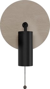 Applique da Parete GU10 Ø200mm in Pietra con Interruttore a Catena