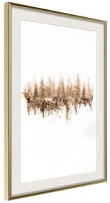 Poster  Reflection in Water  Cornice Quadri Cornice d'oro con passe-partout, Larghezza x Altezza Home decor 20x30