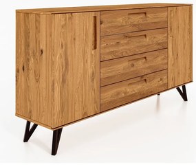 Cassettiera alta in rovere 182x100 cm Golo - The Beds