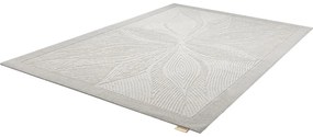Tappeto in lana grigio chiaro 120x180 cm Tric - Agnella