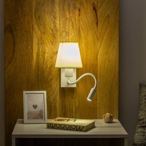 Brilagi - Applique a LED NUBILA 1xE27/25W/230V + LED/3W bianco/color crema