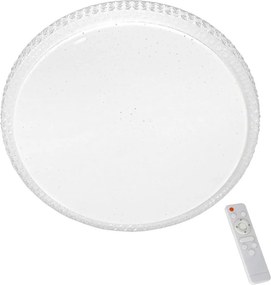 Plafoniera LED dimmerabile CRUZ con telecomando LED/66W/230V 3300lm