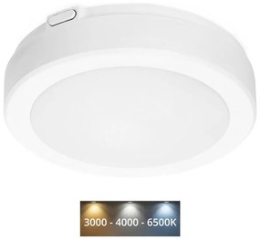 Plafoniera LED da bagno NAIROS LED/12W/230V 3000/4000/6500K IP65 bianco