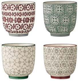 Set di 4 tazze in gres, 180 ml Karine - Bloomingville