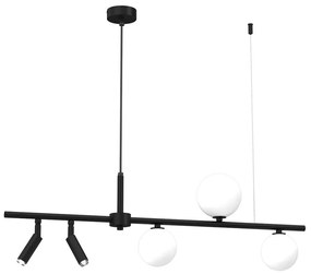 Lampadario a sospensione con filo SIRIO 5xG9/25W/230V nero