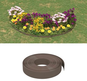 Bordatura Da Giardino Marrone 10 M 10 Cm İn Polietilene /