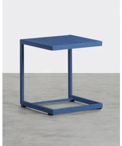 Tavolino Ausiliario (40x40 cm) Kreta Colours Blu Sapphire - The Masie