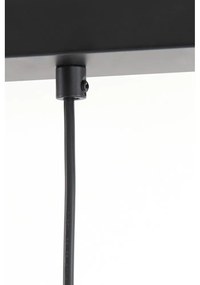 Lampada da soffitto nera con paralume in vetro 65x12 cm Vancouver - Light &amp; Living