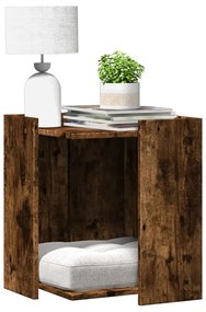 Recinto Lettiera Gatti Rovere Sonoma 60x40x40 Cm İn Truciolato /