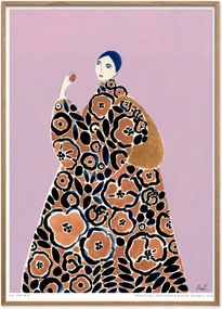 Stampa digitale incorniciata Flower Coat