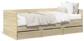 Divano Letto Con Cassetti Senza Materasso 90x200 Cm /