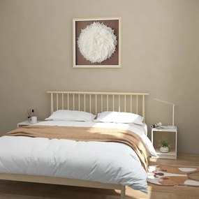 Comodini 2 Pz Bianchi 35,5x33,5x41,5 Cm Legno Massello Di Pino /