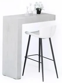 Penisola Evolution 90x40, Grigio Cemento