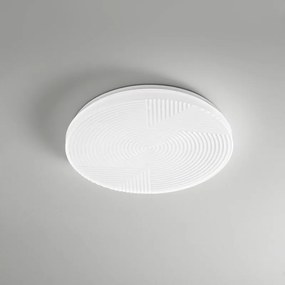 Plafoniera LED Stream, bianco Ø 48 cm LUCE AMBIENTE DESIGN