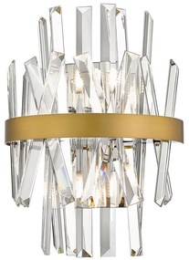 Zuma Line W0567-02D-B57G - Applique CONSTANTINOPLE 2xG9/28W/230V oro