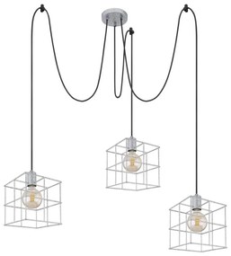Globo 15530Z-3H1 - Lampadario a sospensione con filo MERRIL 3xE27/60W/230V