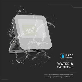 Riflettore LED SAMSUNG CHIP LED/50W/230V 6500K IP65 nero