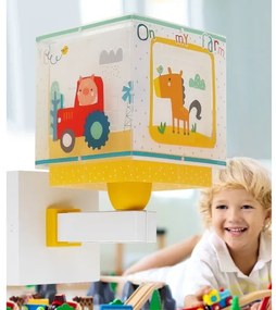 Dalber 63409 - Applique per bambini MY FARM 1xE27/15W/230V