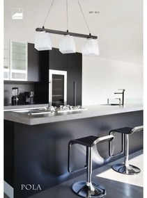 Jupiter 1097 - PO 3 - Lampadario POLA 3xE27/60W/230V wengé