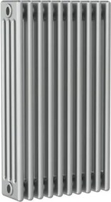 Termosifone in acciaio tubolare 4 colonne 10 elementi interasse 813 mm ERCOS Comby grigio