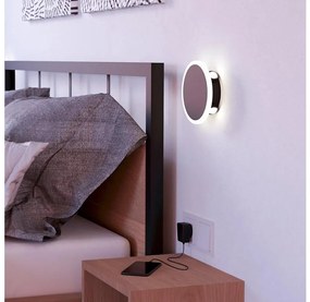 Eglo 901585 - Applique a LED TALAMELLO LED/12W/230V 3000K diametro 17 cm nero