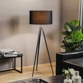 Lampada da terra Tago Euluna, Nero, Soggiorno / Sala da pranzo, Metallo, Moderno, Lampada da terra