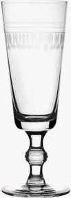 Set di 4 flute da champagne in cristallo soffiato Ovals