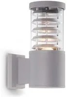 Applique Moderna Tronco Alluminio Grigio 1 Luce E27