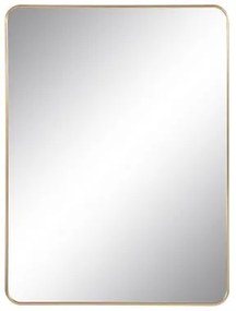 Specchio da parete Dorato Alluminio Cristallo 76 x 3 x 101 cm