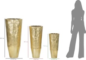 Porta Vasi Goldely Tris Cm Ø 50,8X114,9-40X92,7-29,8X70,5