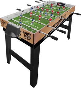 Tavolo Multi Gioco 4 in 1 Maxi 122x60x81,5 cm Completo di Accessori...