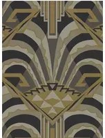 Art Deco Tapete Conway von Zoffany - Antique Bronze