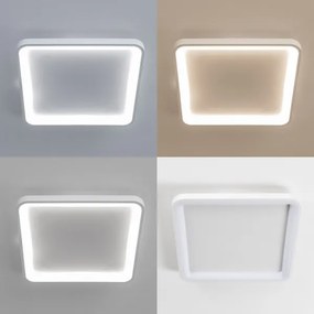 Brilagi - Plafoniera LED dimmerabile FALCON SLIM LED/50W/230V 50x50 cm bianca + telecomando