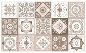 Set di 15 adesivi murali decorativi, 15 x 15 cm Ezeiza - Ambiance