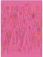 Rebel Walls Carta da parati panoramica Manhattan - Hot Pink
