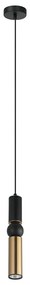 ITALUX PND-14290-1-BK-BRO - Lampadario a sospensione con filo ISIDORA 1xGU10/25W/230V nero/bronzo