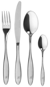 Set 4 posate Benny Setti lettera R in acciaio inox con incisione