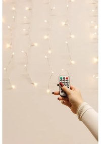 Tenda natalizia a LED dimmerabile per esterni CURTAIN 360xLED/8,4W/230V 2x2 m IP44 bianco caldo +TC