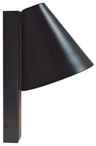 Nordlux - Lampada da parete con porta USB WILMER 1xE14/40W/230V nero