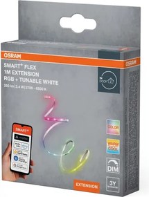 Osram - Striscia LED SMART+ FLEX RGB+TW dimmerabile 1m LED/3,4W/230V 2700-6500K Wi-Fi