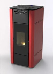 Termostufa a pellet idro Prometeo 16,09 kW Bordeaux - C Line Air